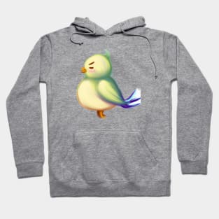 Cute Bird Drawing Hoodie